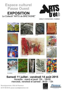 Exposition du Collectif Arts de Bretagne à Ploemeur été 2015